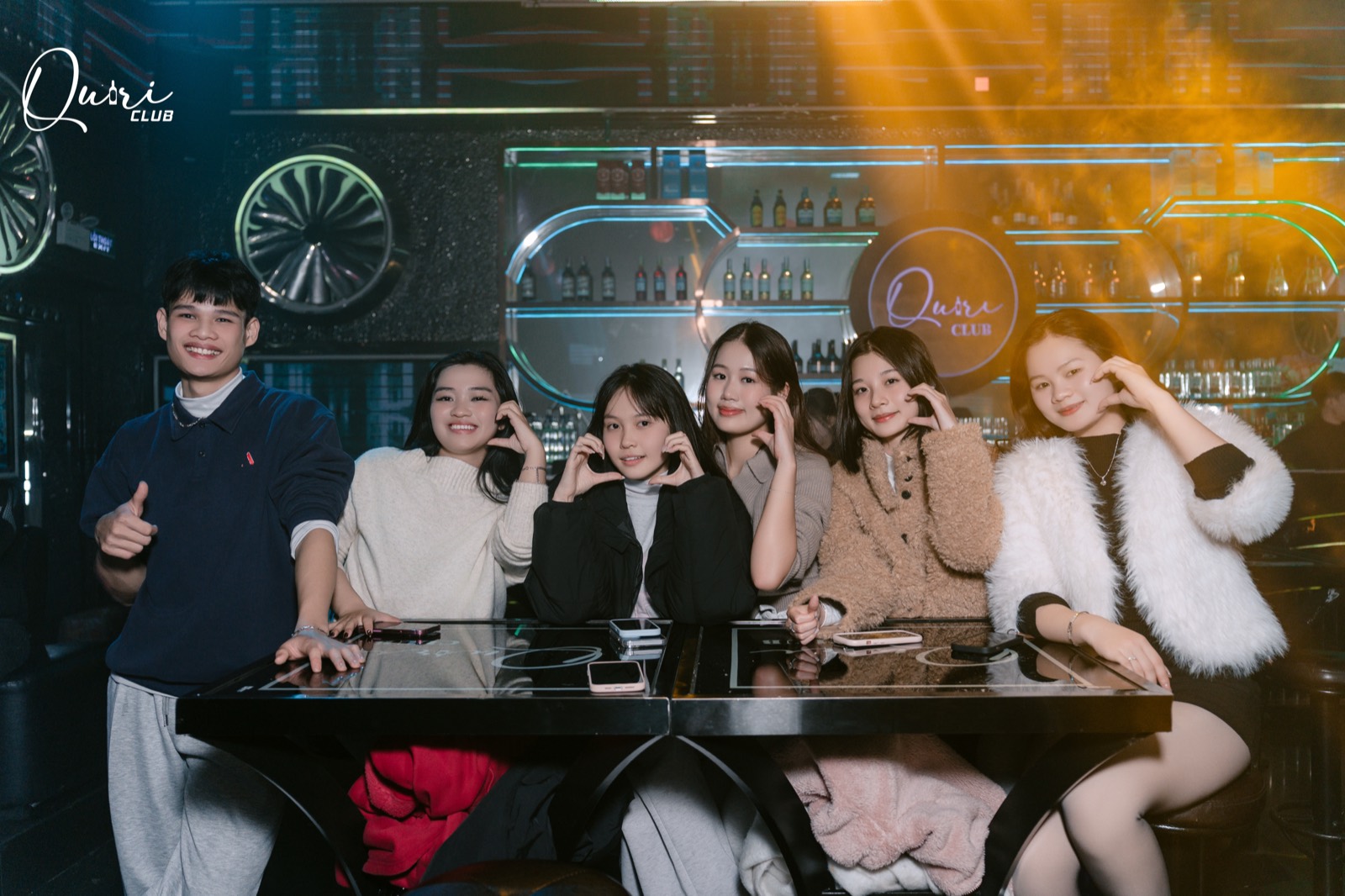 Friends at Quiri Club